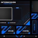 Blue Geometric Stream Package